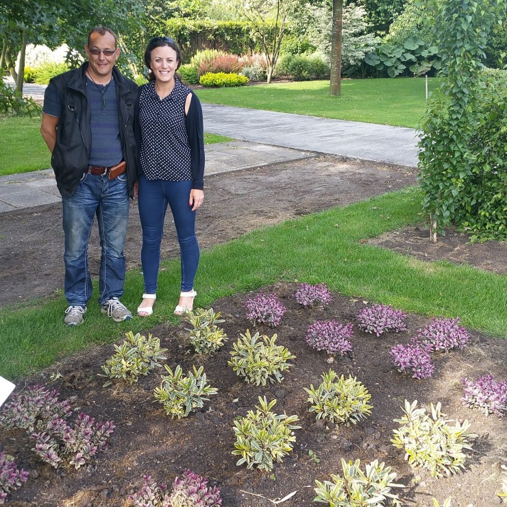 Niamh at Flower Trials Holland 2017